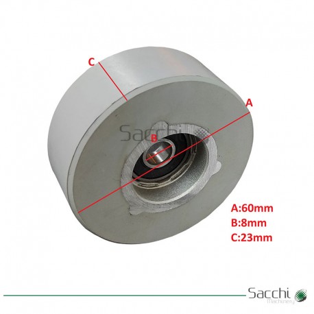 Rueda Arrastre D60*d8*23mm