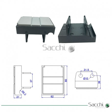 Taco cadena de arrastre 80*62mm