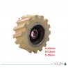 Rueda cadena de arrastre D65*d12*28mm / Rueda prensor
