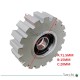 Rueda D71.5xd15x20mm Compatible Egurko.