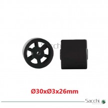 25 Uds de Rodillo de Arrastre para Cinta Transportadora 30x3x26mm.