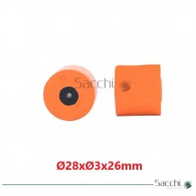 25 Uds de Rodillo de Arrastre para Cinta Transportadora 28x3x26mm.