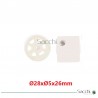 25 Uds de Rodillo de Arrastre para Cinta Transportadora 28x5x26mm.