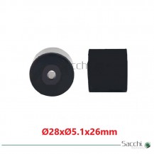 25 Uds de Rodillo de Arrastre para Cinta Transportadora 28x5.1x26mm.