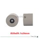 25 Uds de Rodillo de Arrastre para Cinta Transportadora 28x5.1x26mm.