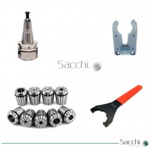 Kit de 9 pinzas, cono, llave y  soporte