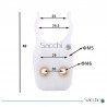 Pinza / Abrazadera Soporte Herramienta  Cono HSK32E. Precio por unidad.