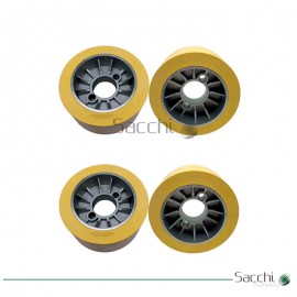 4 Rodillos de 120x35x60mm Alimentador
