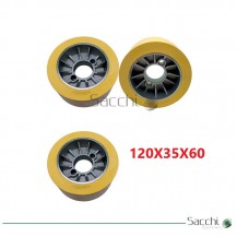 3 Rodillos de 120x35x60mm Alimentador