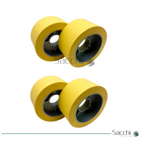 4 Rodillos de 120x35x60mm Alimentador