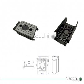 Taco / Zapata / Pastilla /127x72x44mm sin escobillas Almohadilla de cadena transportadora  EGURKO