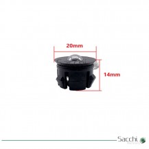 Tapón / bola flotante de aire negro 20x14. 50 unidades.